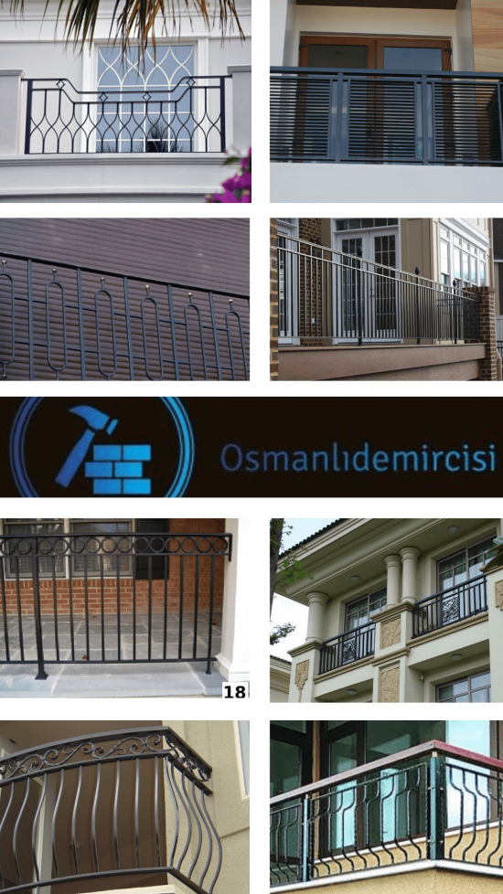 İzmir demir balkon korkuluk modelleri